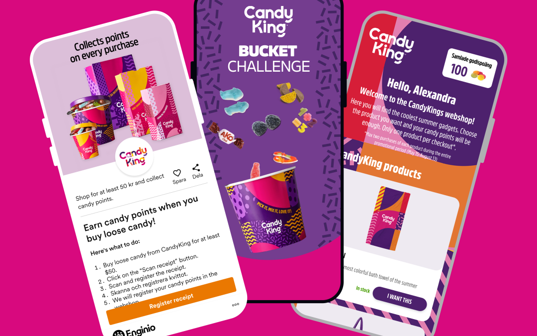 How CandyKing used Enginio to Engage shoppers in a fun & exciting way to boost & drive sales